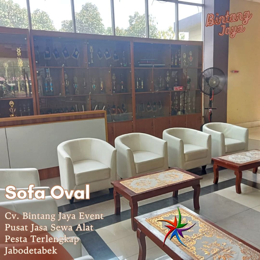 Sewa Sofa Oval Jakarta High Quality