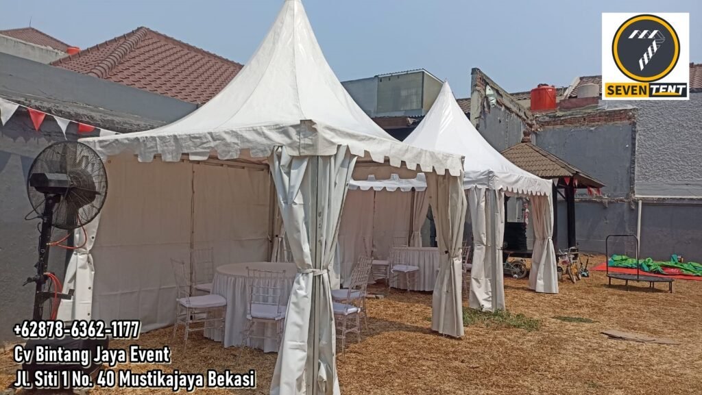 Sewa Tenda Sarnafil Atap Lancip Terbaru Jakarta Selatan