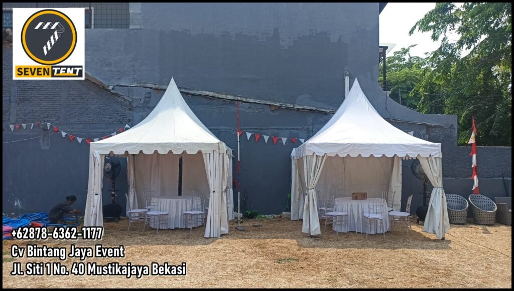 Sewa Tenda Sarnafil Atap Lancip Terbaru Jakarta Selatan