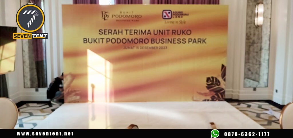 Sewa backdrop promo 2024 harga terbaru Jakarta