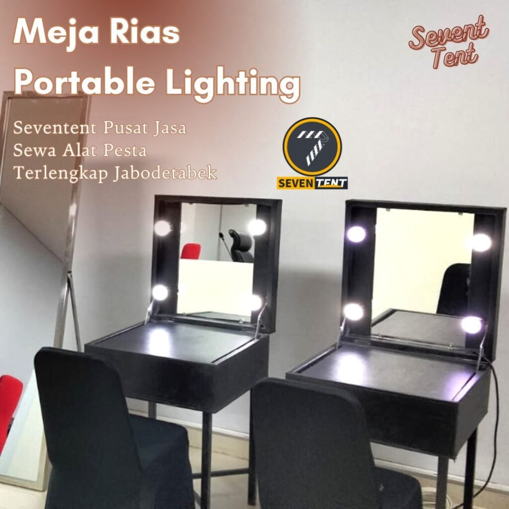 Sewa Meja Rias Portable Lighting Jakarta Harga Terbaru 2024
