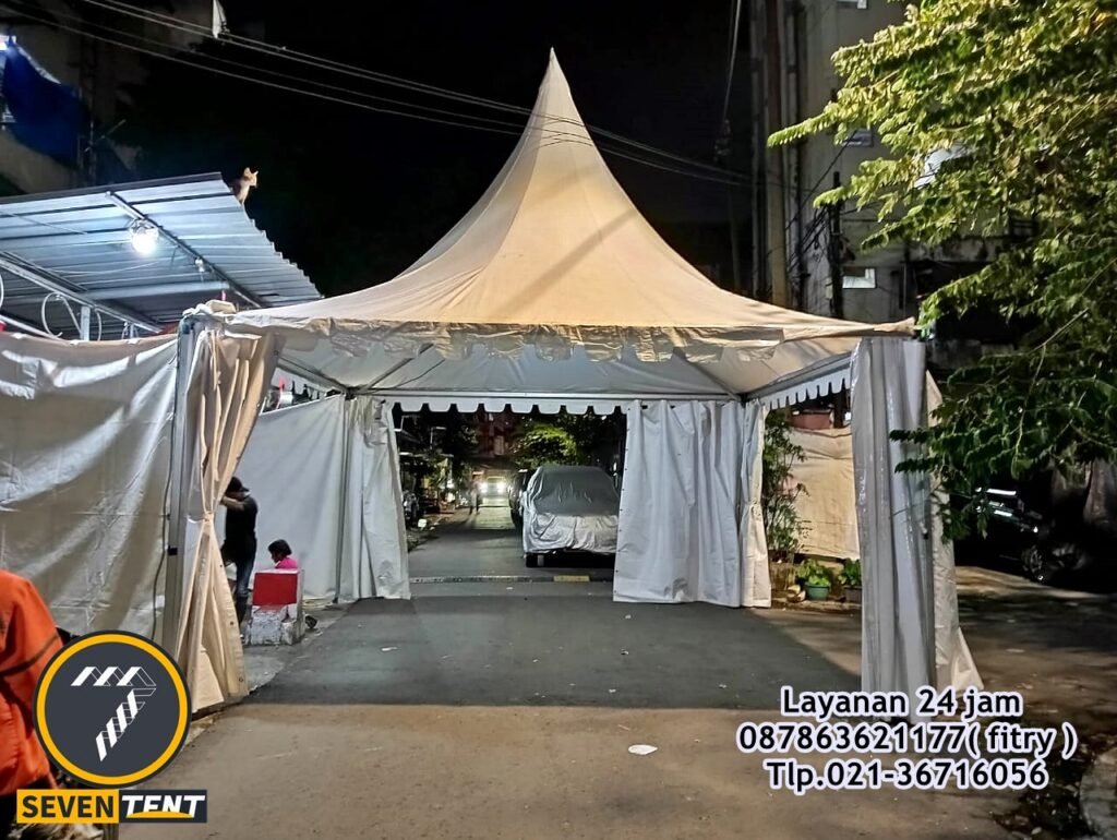 Jasa Sewa Tenda Kerucut 5x5 Kawasan DKI Jakarta
