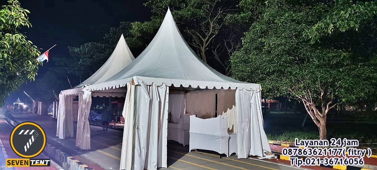 Jasa Sewa Tenda Kerucut 5×5 Kawasan DKI Jakarta