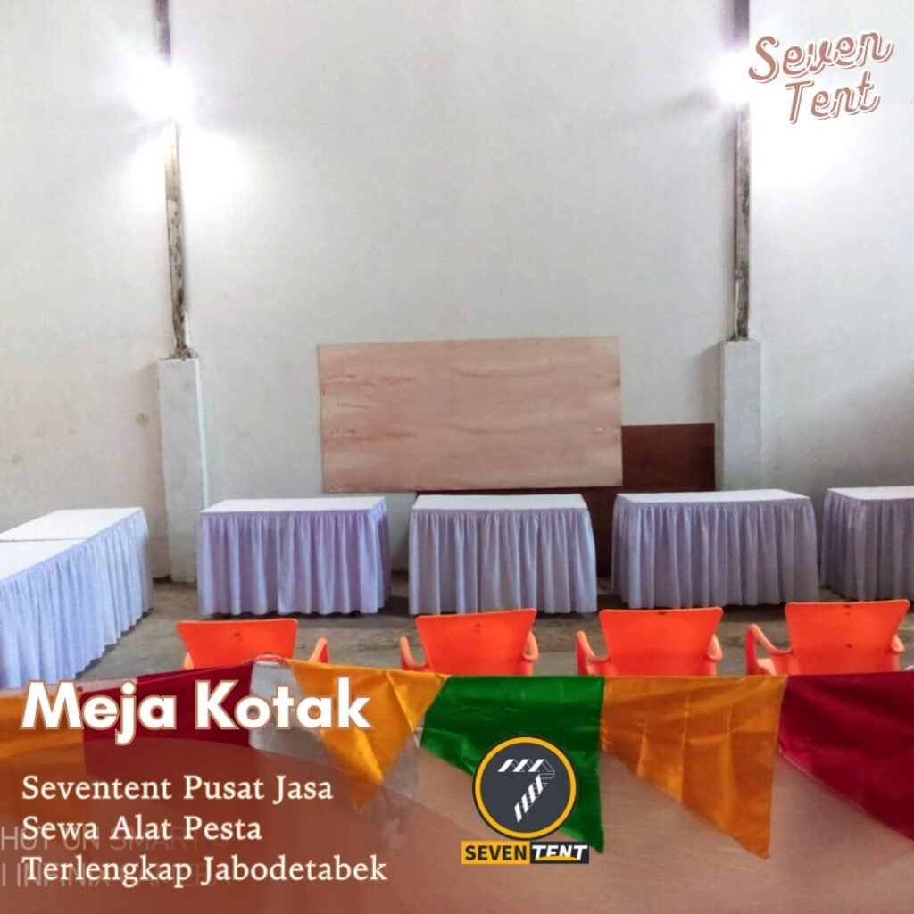 Sewa Meja Kotak Cover Murah Taman Sari Jakarta Barat