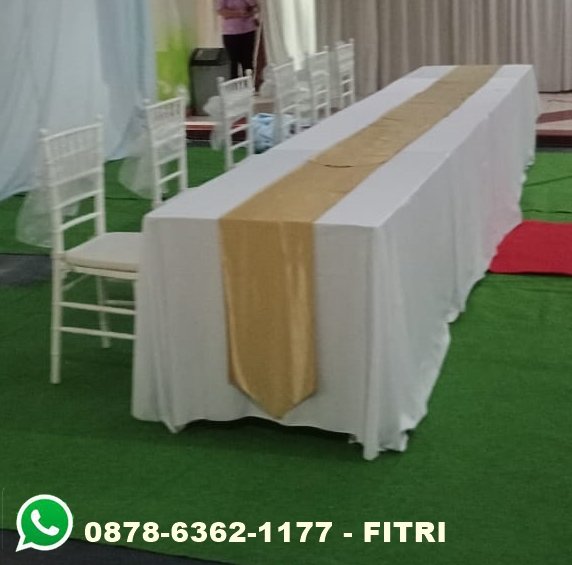 Sewa long table meja dinner Puri Indah Jakarta Barat