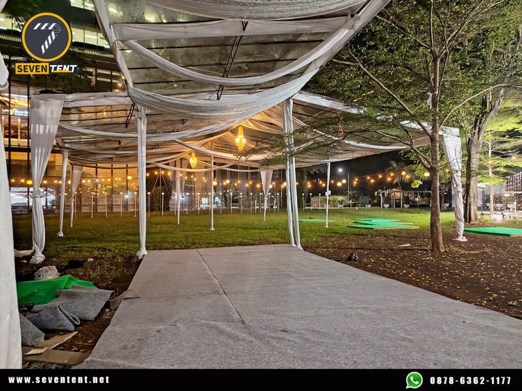 Sewa Tenda Transparan Event Outdoor Dekorasi Mewah Jakarta