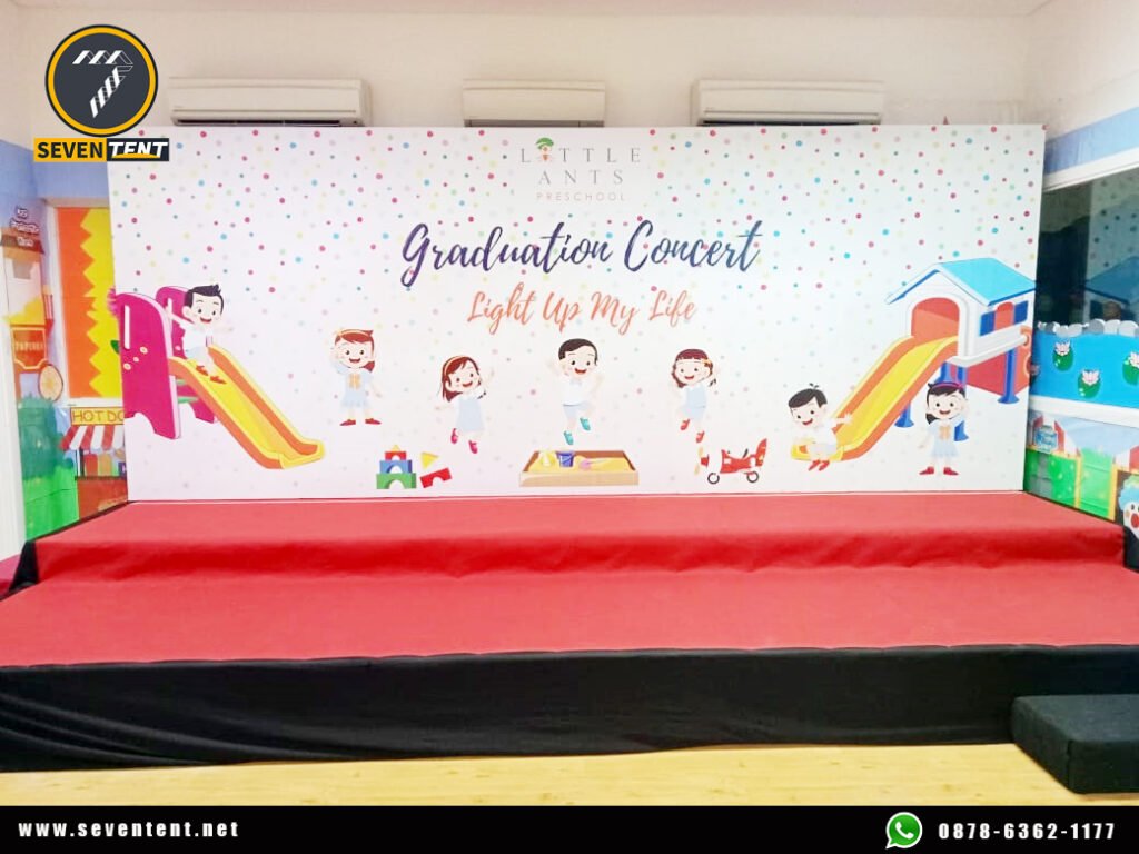 Sewa backdrop papan informasi event ramadhan Jakarta