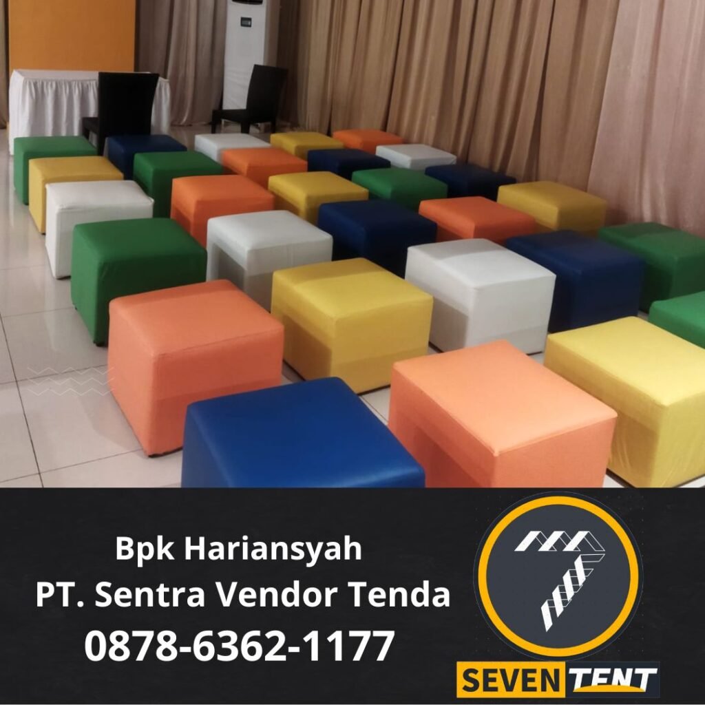 Pusat Sewa Kursi Sofa Puff Warna Warni Bogor