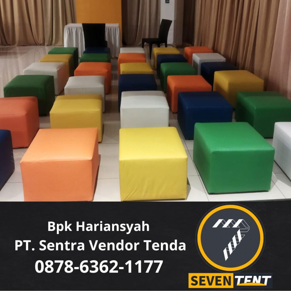 Pusat Sewa Kursi Sofa Puff Warna Warni Bogor