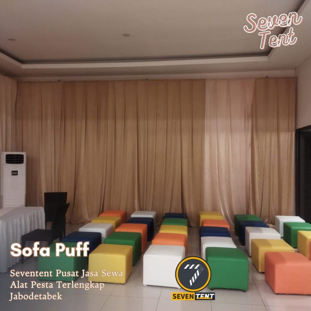 Sewa Sofa Puff Warna Warni Mampang Prapatan Jakarta Selatan