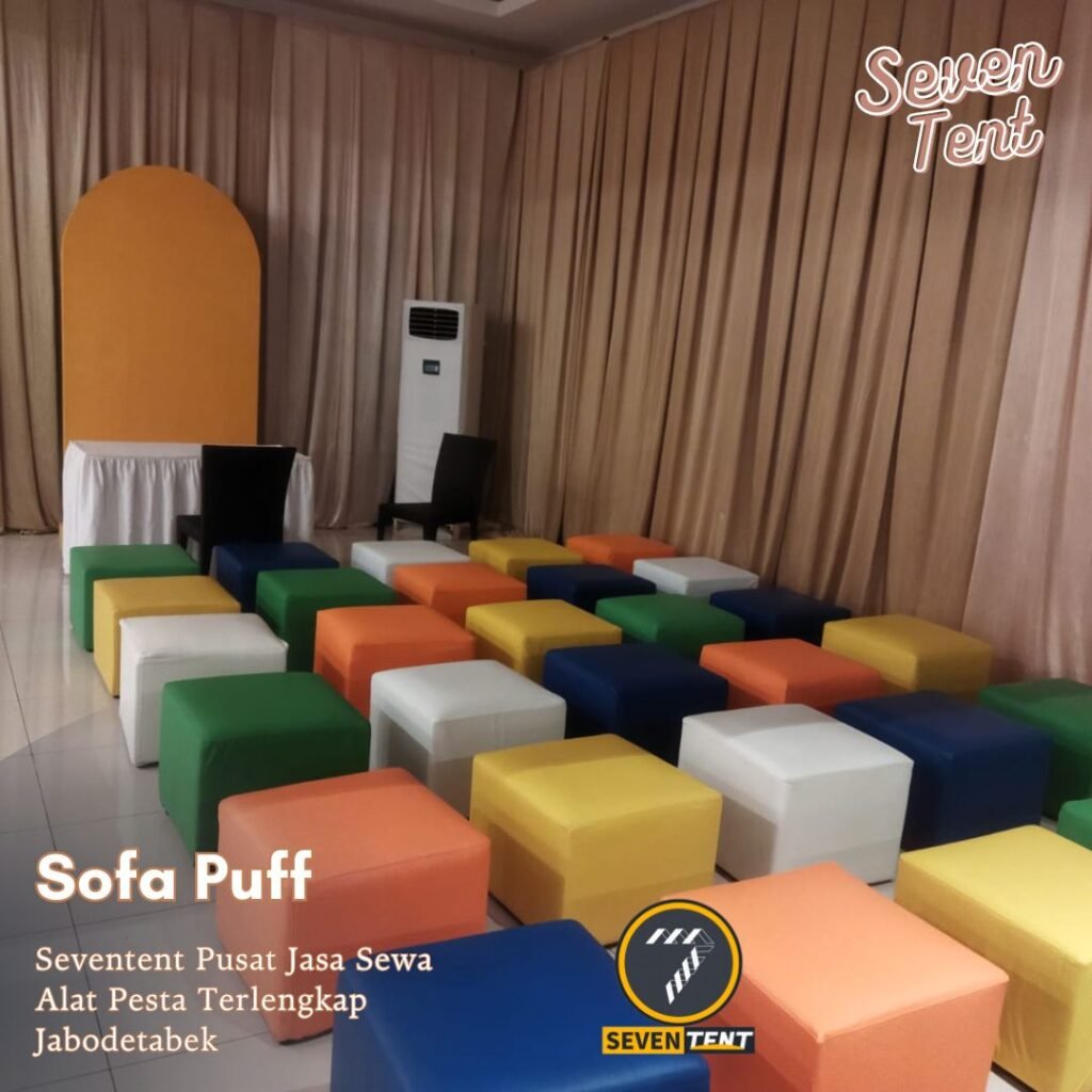 Sewa Sofa Puff Warna Warni Mampang Prapatan Jakarta Selatan