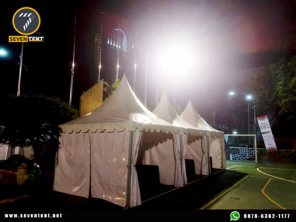 Pusat Sewa Tenda Kerucut Tempat Dagang event Jakarta Selatan