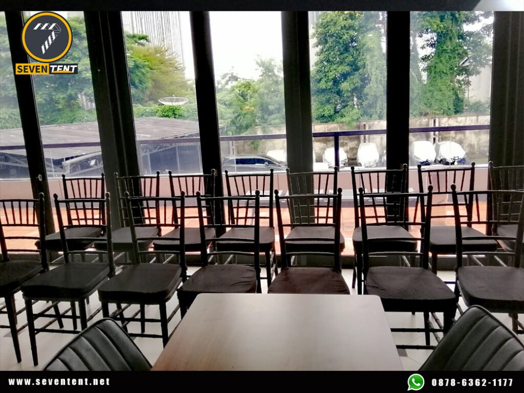 Gudang Sewa Kursi Tiffany Hitam Dinner Area Pondokpetir Bojongsari Depok