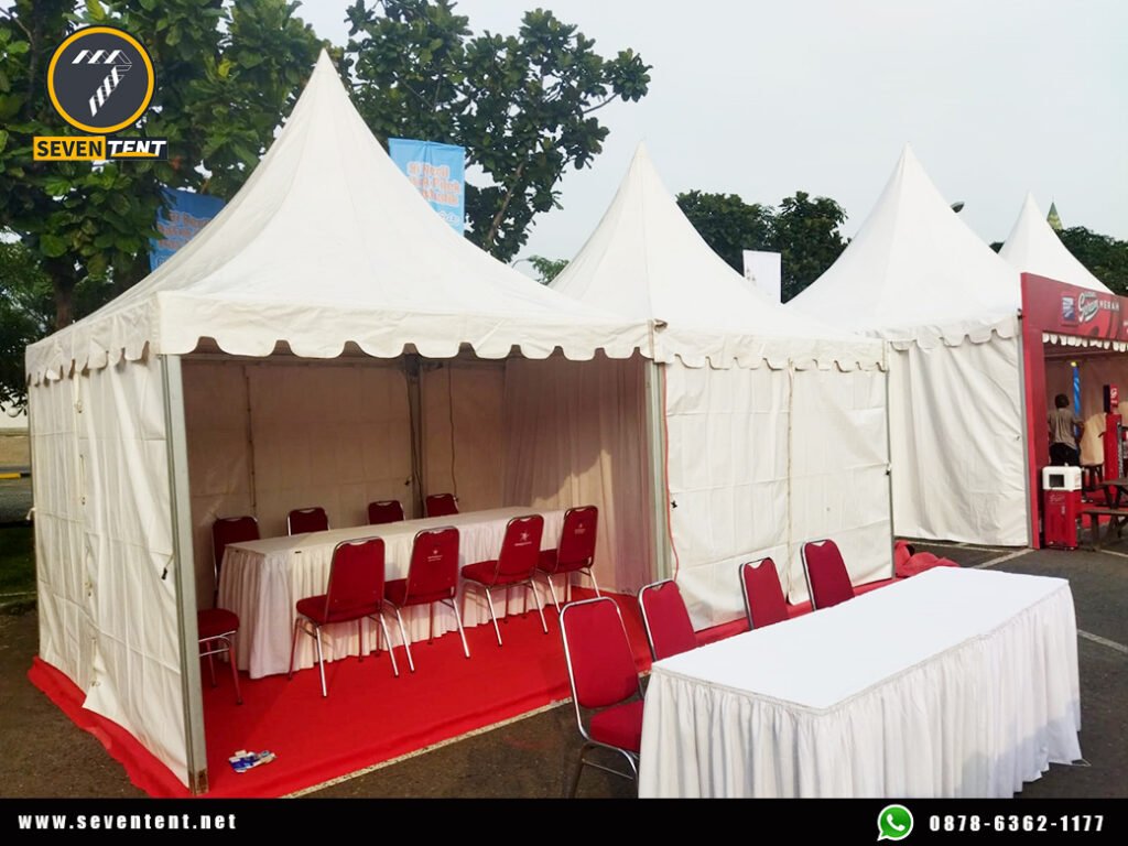 Sewa Tenda Kerucut Stand Ruangan Event Area Jakarta Ciracas