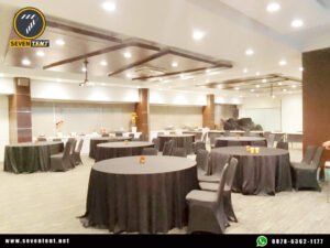 Sewa Meja Bundar Besar Diameter 220cm Jakarta